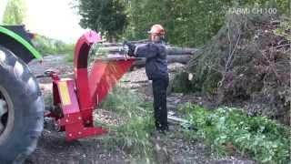 FARMI CH 100 Wood Chipper [upl. by Anilrac]