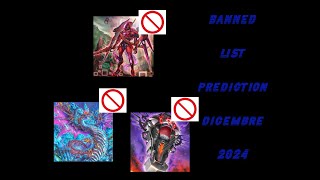 Banlist Prediction Dicembre 2024 [upl. by Harriet]