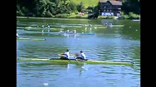 2001 World Championships  Lucerne Rotsee Switzerland  Race 167  M2  FA [upl. by Yelekalb]