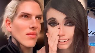 Jeffree Star SHADES Eugenia Cooney Behind her back [upl. by Einnus145]