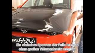 Motorhaubenbeklebung mit Avery® Supreme Wrapping  Beklebung  Car Wrapping  Folie statt Lack [upl. by Hsetirp39]