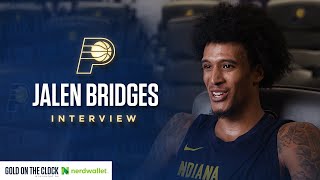 Indiana Pacers PreDraft Workouts Jalen Bridges 1on1 Interview June 13 2024 [upl. by Occir635]