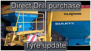 Claydon direct drill on the farm [upl. by Sirahc476]