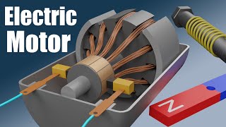 How does an Electric Motor work DC Motor [upl. by Sajovich212]