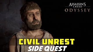 Civil Unrest  Messara  Side Quest  AC ODYSSEY [upl. by Kaylee]