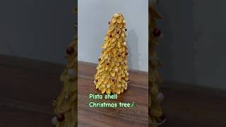 DIY Christmas tree using pista shellchristmas pistashellart Craft shortsvideo [upl. by Aenea]