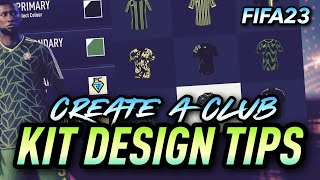 THE BEST KIT DESIGNS IN FIFA 23 CREATE A CLUB EP2 [upl. by Duston]