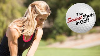 Anna Rawson Shows You How to Hit a Checked Wedge Shot  Sexiest Shots in Golf  Golf Digest [upl. by Enahs]