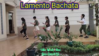 Lamento Bachata amp Nyanyian Baru Line Dance Jamming  Lina Tanzil amp Friends Villa Melati M 150824 [upl. by Nussbaum683]