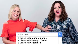 Melissa McCarthy amp Kristen Bell Answer The Web’s Most Searched Questions  WIRED [upl. by Rima537]