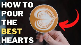 Heart Latte Art Tutorial  3 Ways to make your own [upl. by Nehtan]