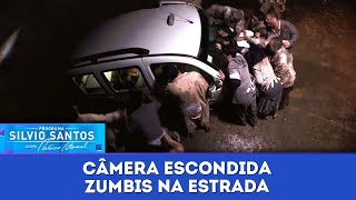 Zumbis na Estrada  Zombies Prank  Câmeras Escondidas 311123 [upl. by Annaegroeg]