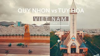 Quy Nhơn City Bình Định Vs Tuy Hoà City Phú Yên Aerial Drone [upl. by Inalaeham758]