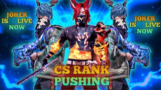 ❤️DRK JOKER FF is live NOW  PUSH UP TO CS RANK  CS ගහමුත [upl. by Maiga]