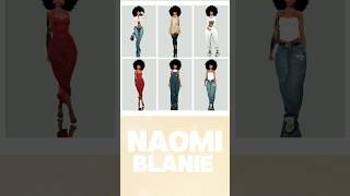 CRIEI ESSA SIM NO THE SIMS 4  Naomi Blanie 💄shorts thesims4 sims4 createasim [upl. by Kadner969]