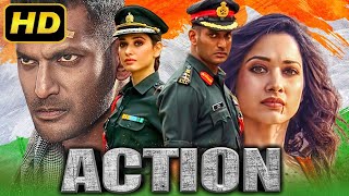 Action HD  Blockbuster Hindi Dubbed Movie  Vishal Tamannaah Aishwarya  Independence Special [upl. by Yesrej]