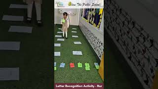 Letter Recognition Activity  Nursery  gomtinagar lucknow  reels [upl. by Ase]