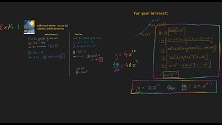 36 Differentiation Additional Maths OCR FSMQ [upl. by Aihsrop]