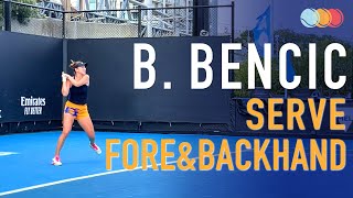 Belinda Bencic  Court level Practice Slow Motion [upl. by Frederik]