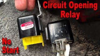 No start old Toyota Circuit Opening Relay failure [upl. by Jobi]