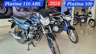 2024 New Bajaj Platina 110 ABS and Drum model  Platina 100cc Bs6 सबसे सस्ती और दमदार [upl. by Nwahser125]