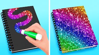 BACK TO SCHOOL VIRAL CRAFTS AND HACKS FOR SCHOOL [upl. by Ylrac971]