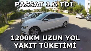 PASSAT 16 TDİ UZUN YOL YAPTIM  1200 KM  TÜKETİM [upl. by Llerrah716]