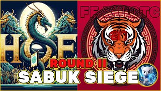 ALL IN SABUK SIEGE ROUND 2 FFAM X UOTC VS HOF ALLIANCE ALL IN  TOP2 WARRIOR 600K PS TTSRELAY [upl. by Niwrud]