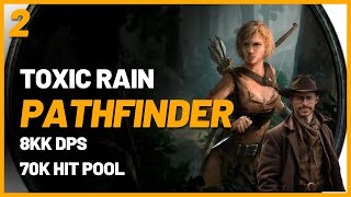 POE 325 PATHFINDER TOXIC RAIN CHEGAMOS A 8KK DPS X PINACLE E BOSS GAMEPLAY [upl. by Einnos80]