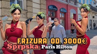 Frizura vredna 3000€ Aleksandra Subotić Srpska PARIS HILTONBahato ili ne o čemu se ovde radi 💶🤑 [upl. by Stieglitz]