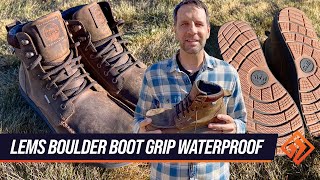 Lems Boulder Boot Grip Waterproof Review [upl. by Eimia]