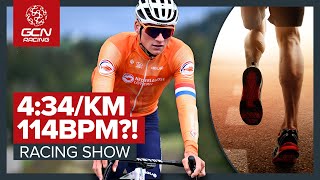 These Pro Cyclist Run Times Will Seriously Astonish You  GCN Racing News Show [upl. by Gnahk]