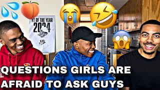 QUESTIONS GIRLS ARE AFRAID TO ASK GUYS😂😭🔞 [upl. by Llevart969]