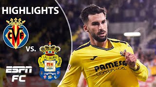 Villarreal vs Las Palmas  LALIGA Highlights  ESPN FC [upl. by Atyekram983]