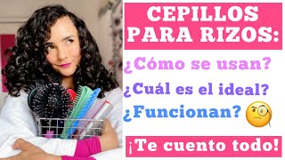 ✨CEPILLOS PARA RIZOS ¡TE AYUDO A ELEGIR EL IDEAL PARA TI ✨ metodocurly [upl. by Sirtaeb]