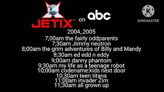 jetix on abc schedule [upl. by Maurili980]