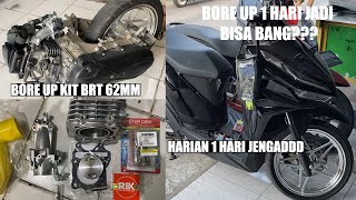 BORE UP VARIO LEDNEW 125CC KE 175CC FULL BRT  BORE UP BUAT HARIAN GASSSPOLLL [upl. by Dickie]