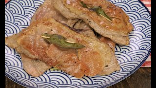 Saltimbocca alla Romana veal cutlets here is the recipe to prepare the traditional Roman dish [upl. by Granville]