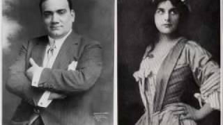 Enrico Caruso amp Geraldine Farrar  O Soave Fanciulla 1912 [upl. by Pejsach]