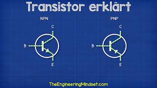 Transistor erklärt  Wie funktioniert ein BipolarNPNTransistor [upl. by Prasad]