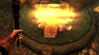 Skyrim Dicas Staffs Scrolls e Livros na Atronach Forge [upl. by Ailecra]