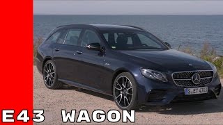 2017 Mercedes E43 4MATIC Estate Wagon in Cavansite Blue Color [upl. by Nosac]