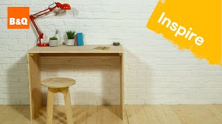 Create a plywood desk [upl. by Shaeffer]