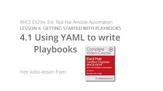 Write Ansible Playbooks with YAML  Ansible Playbook Example [upl. by Whitelaw]