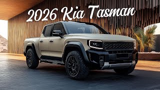 2026 Kia Tasman Pickup Truck Review  A Rugged and Stylish MidSize Contender [upl. by Mariken]