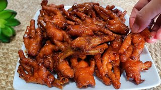 The most delicious recipe for chicken feet Your friends will be amazed [upl. by Adnolohs]