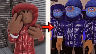 I left the BLOODS to join the CRIPS in THIS SOUTH BRONX ROBLOX HOOD RP GAME [upl. by Eillak]