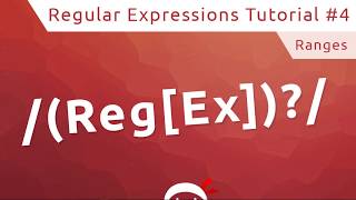 Regular Expressions RegEx Tutorial 4  Ranges [upl. by Enoed]