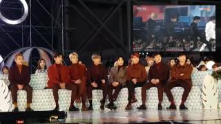 161119 EXO Reaction to SEVENTEEN  Very Nice MMA 2016 [upl. by Luelle172]