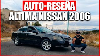 🔥 NISSAN ALTIMA 2006 🔥 REVIEW ESPAÑOL Pruebas Test Cualidades [upl. by Ahsieym]